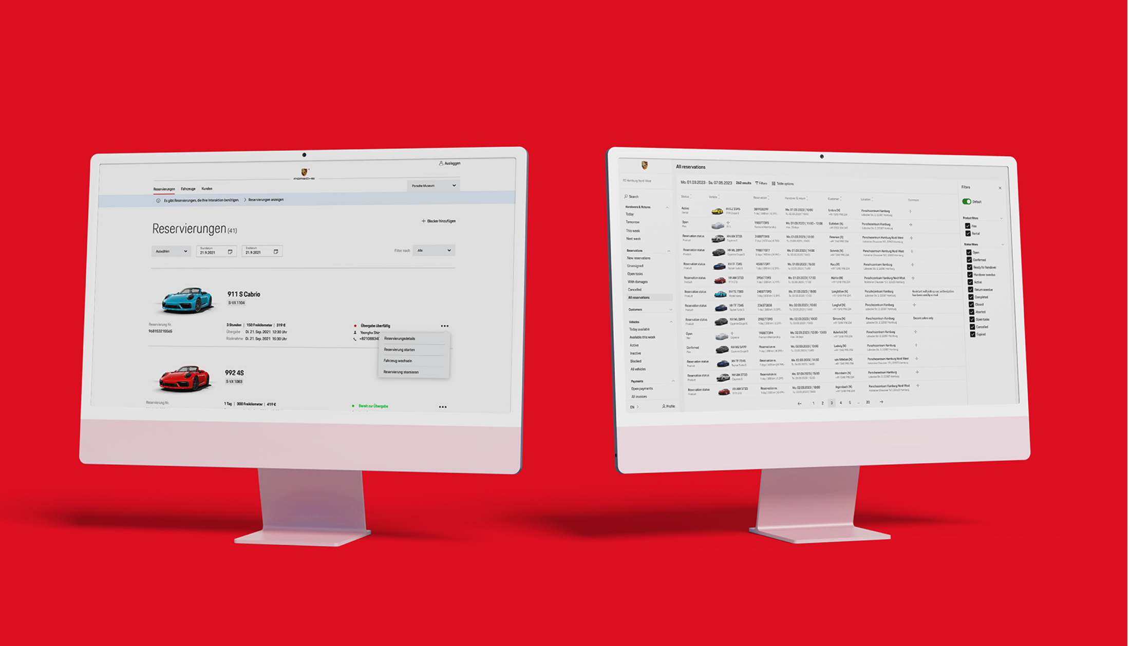 The old agent tool next to the new unified web application